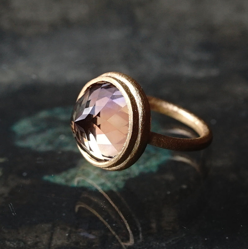 Kuraishi Takamichi / 鍛金の指環 アメトリン 13号 – Fuligo / Fuligoshed