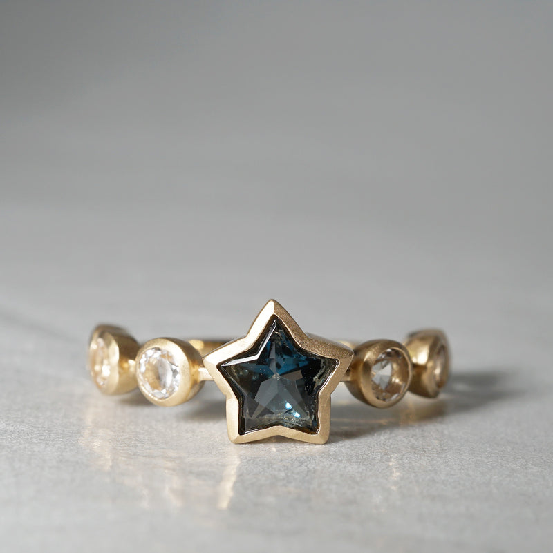 bohem × patchouli 一点ものリング(ブルー系) 2/15 期間限定】bohem / Cotton Flower Collection ベリル – Fuligo