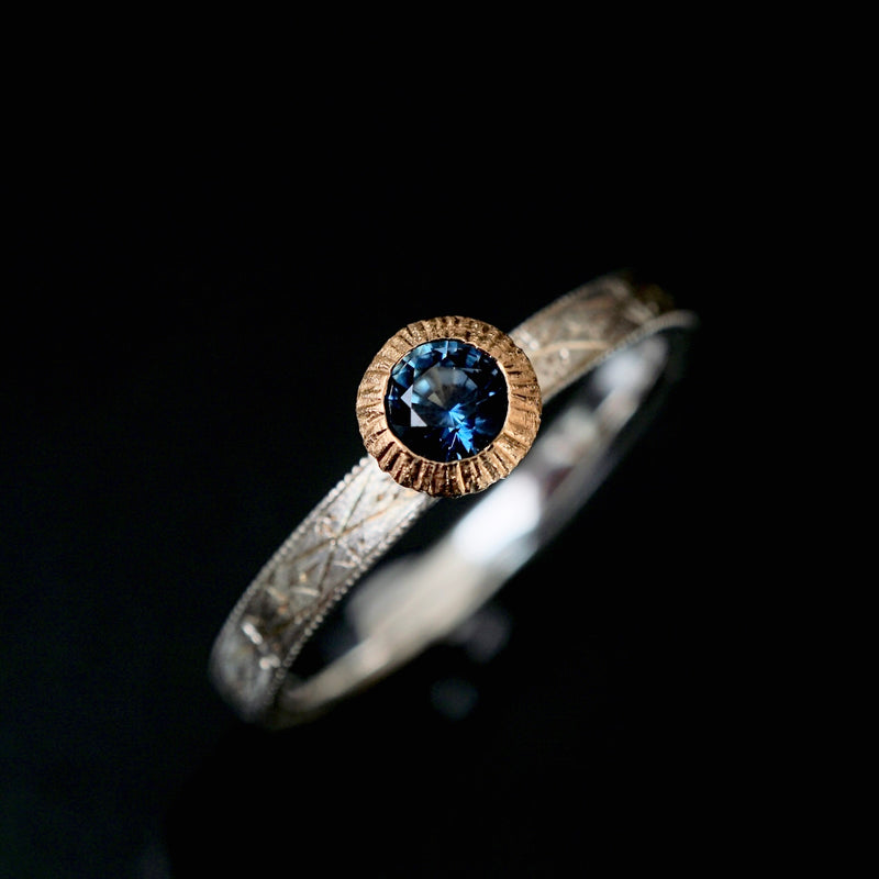 GERMEDEUR / Cronus Ring ブルーサファイア #13 – Fuligo / Fuligoshed