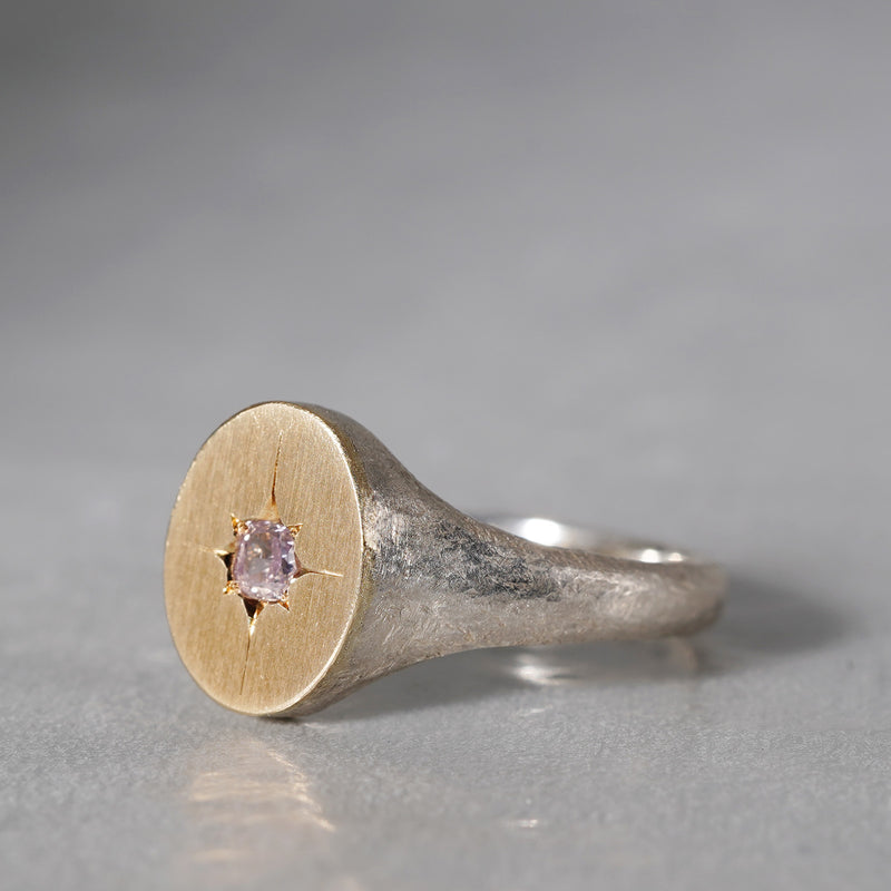 GICLAT / Silver Collection K18YG/silver x Pink Diamond GLR635