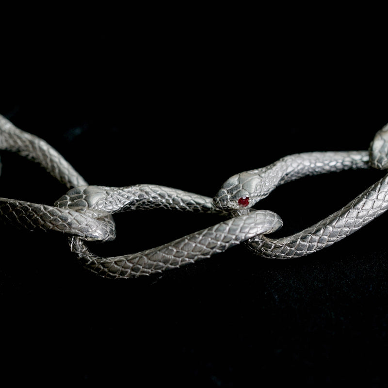 ELCAMI / Japanese rat snake Chain Bracelet (EB-130S) – Fuligo