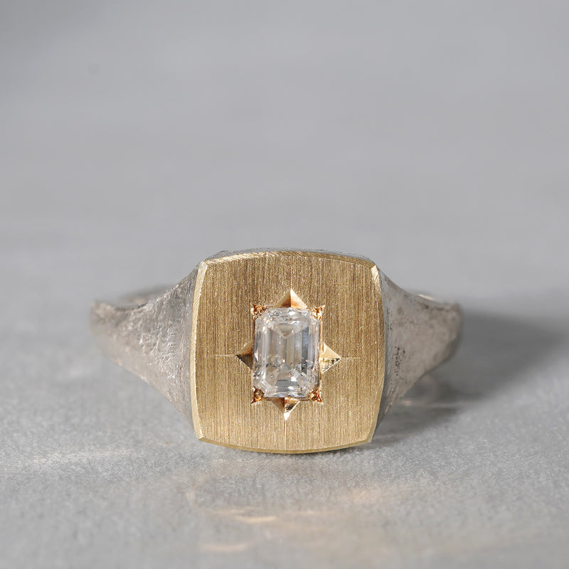 7/20限定】GICLAT / Silver Collection K18YG/silver x Diamond GLR784