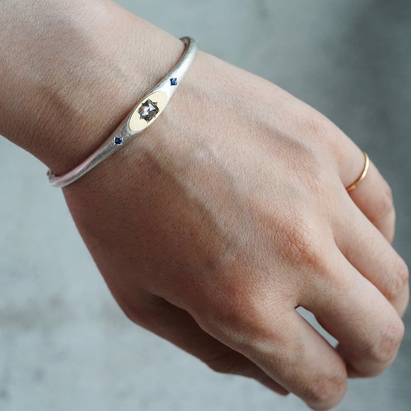 7/20限定】GICLAT / Bracelet K18YG x SV925 Diamond/ Sapphire GLB984