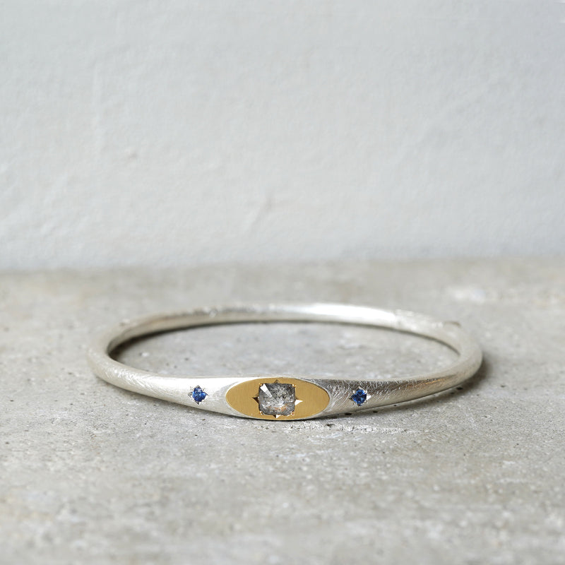 7/20限定】GICLAT / Bracelet K18YG x SV925 Diamond/ Sapphire GLB984