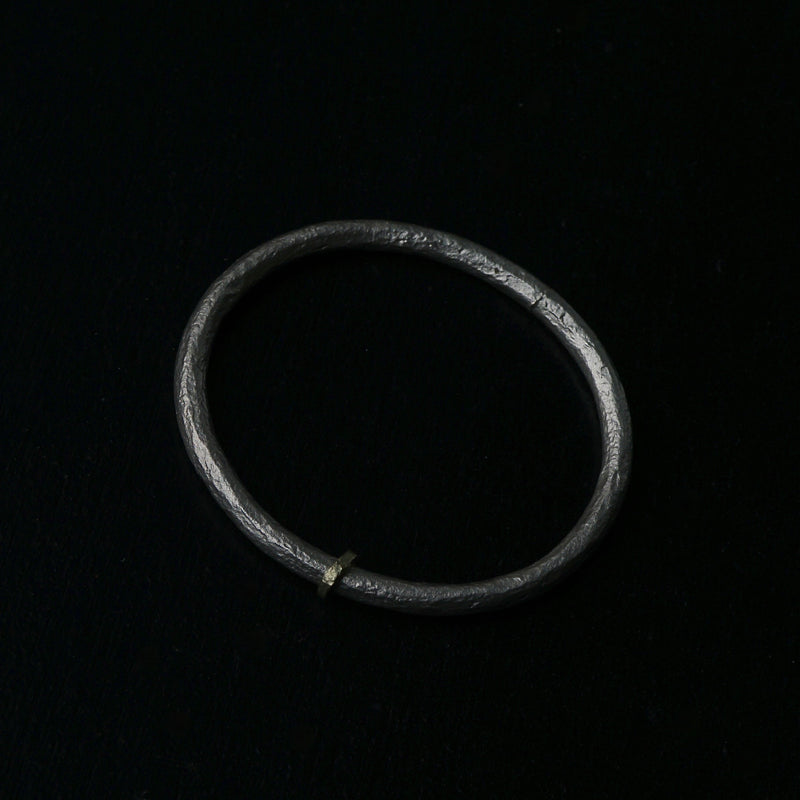 Kuraishi Takamichi /  純銀と金環の腕環