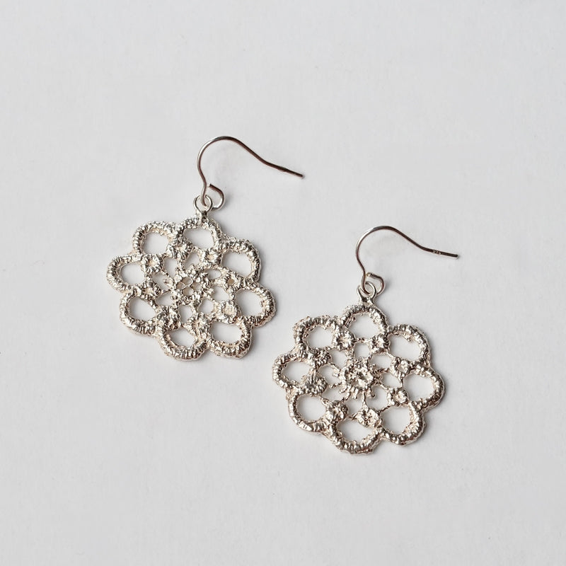 emme / ＜EMME＞antique lace earrings N128（SIL1182） – Fuligo