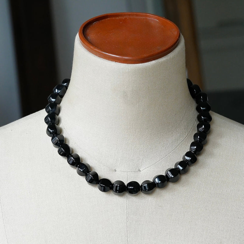 revie objects /〈TRACE〉around necklace ONYX（TR3-01） – Fuligo