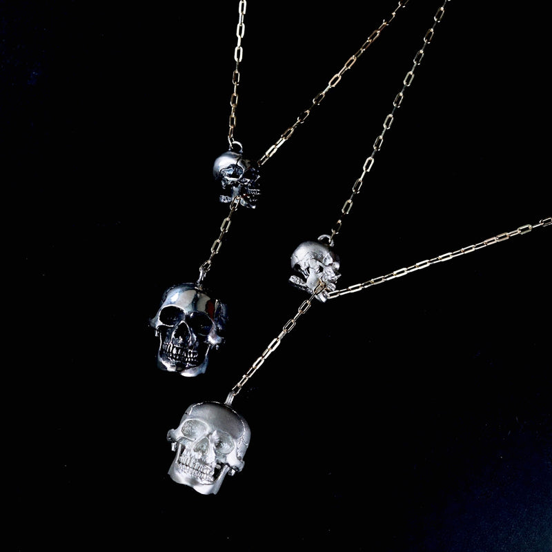 ELCAMI / Biting Skull Necklace（EN-153S/OX） – Fuligo / Fuligoshed