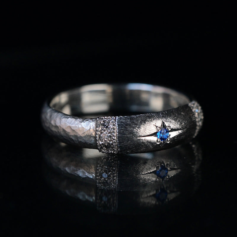 GERMEDEUR / Two Tone Precious Ring コバルトスピネル – Fuligo