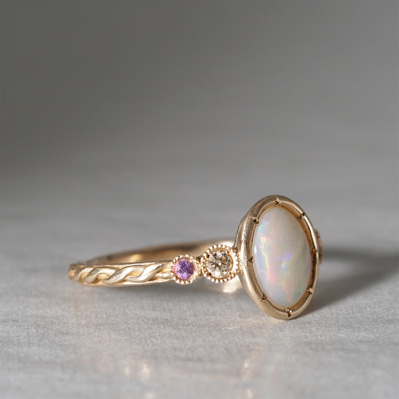 12/28 期間限定】tatsuo nagahata / ADOREリング Amethyst, Diamond