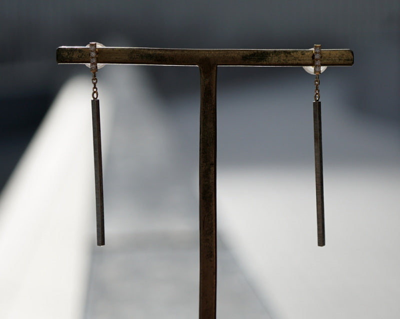 GICLAT / middle bar Diamond pierce