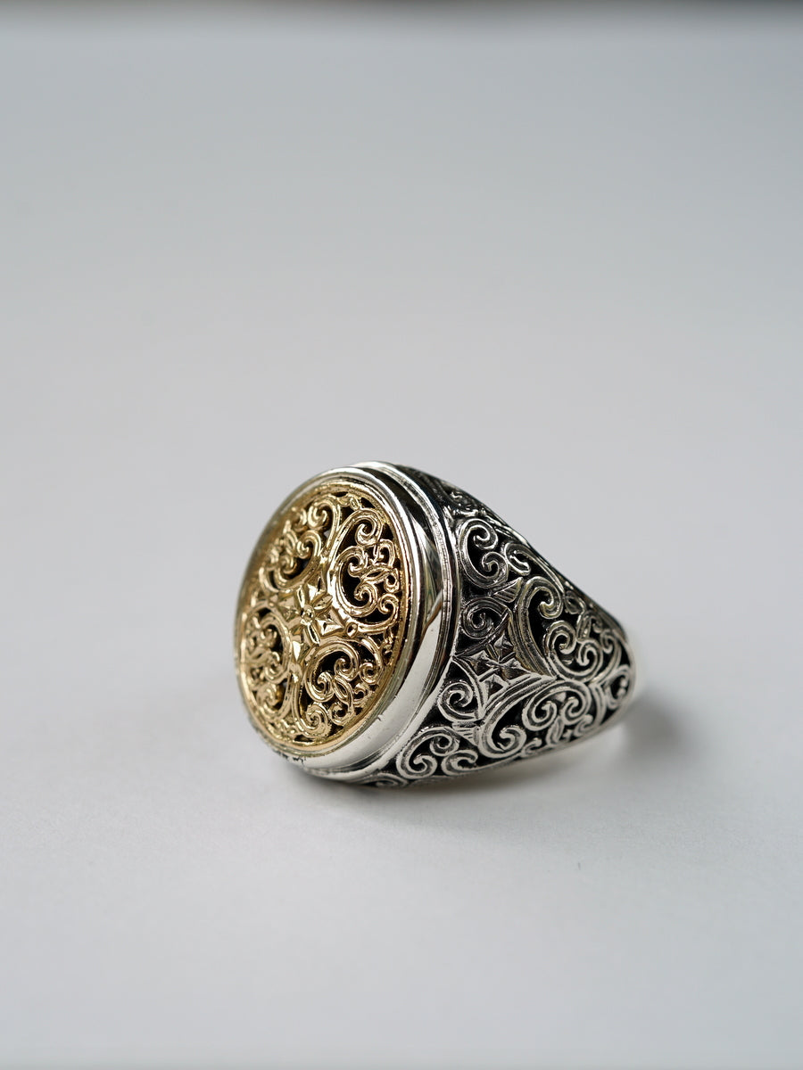 Gerochristo / Mediterranean Oval Shape Ring