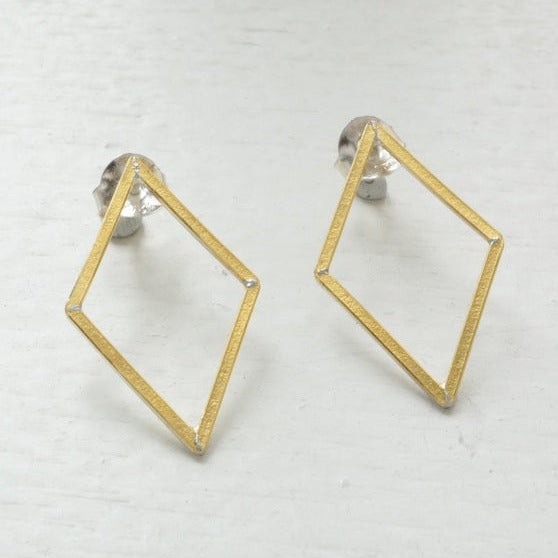 Hiroko Miyamoto  ひし形ピアス 26mm