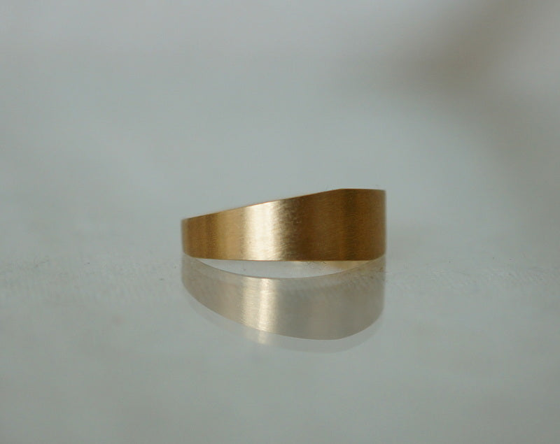 uM / SLOPE RING B K18YG(受注生産)