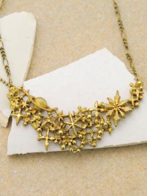 cocoon 星屑のネックレス 真鍮