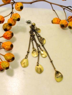 cocoon ウロコピアス 真鍮