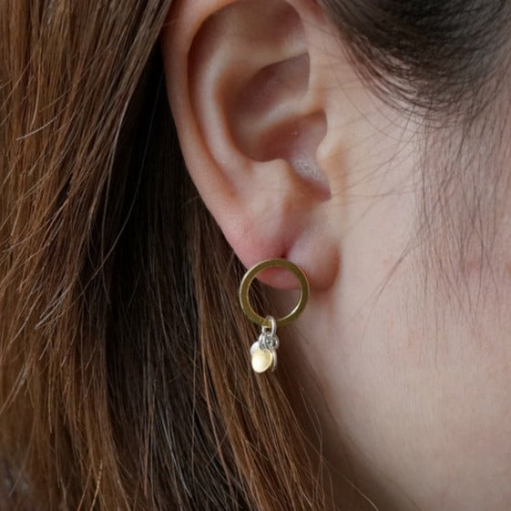 Hiroko Miyamoto  3枚リングピアス 15mm