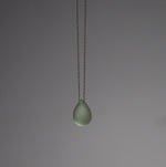 Uranium glass necklace /K18YG