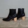 _Fot / wood heel boots 65_circle○(maple)
