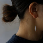 himie/Akoya pearl earrings