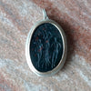 Maison de l’abeille / Intaglio ペンダントトップ ブラッドストーン「Adam＆Eve」SV×K9YG