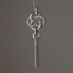 GIFTED / IMPLOSION CROSS NECKLACE TASSEL M PV（OVFC_80cm）