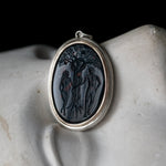Maison de l’abeille / Intaglio ペンダントトップ ブラッドストーン「Adam＆Eve」SV×K9YG