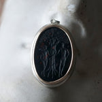Maison de l’abeille / Intaglio ペンダントトップ ブラッドストーン「Adam＆Eve」SV×K9YG