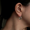 Kagann jewelry / snake hoop single earring