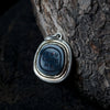 Maison de l’abeille / Intaglio ペンダントトップ ブラッドストーン「YOU LOVE ME」SV×K18YG
