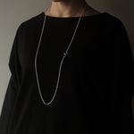 nibi / wachigai necklace SV×K18YG 90cm (N-004)