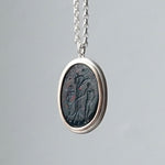 Maison de l’abeille / Intaglio ペンダントトップ ブラッドストーン「Adam＆Eve」SV×K9YG