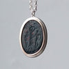 Maison de l’abeille / Intaglio ペンダントトップ ブラッドストーン「Adam＆Eve」SV×K9YG