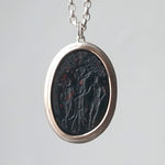 Maison de l’abeille / Intaglio ペンダントトップ ブラッドストーン「Adam＆Eve」SV×K9YG