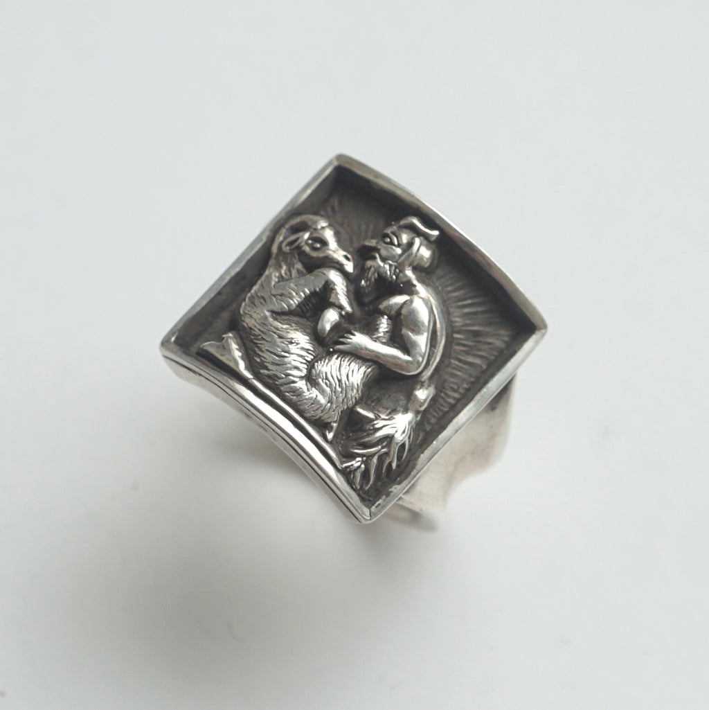 IN OUT DESIGN / Goat and Satyr Ring