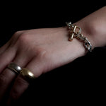 GIFTED / IMPLOSION CHAIN ​​BRACELET ROΦ2T SV_T&LPV/2P-YG