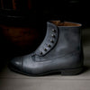 【-10/1正午限定】yojiomi / button boots calf pearl gray＜leather sole＞