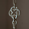 GIFTED / IMPLOSION CROSS NECKLACE TASSEL M PV（OVFC_80cm）