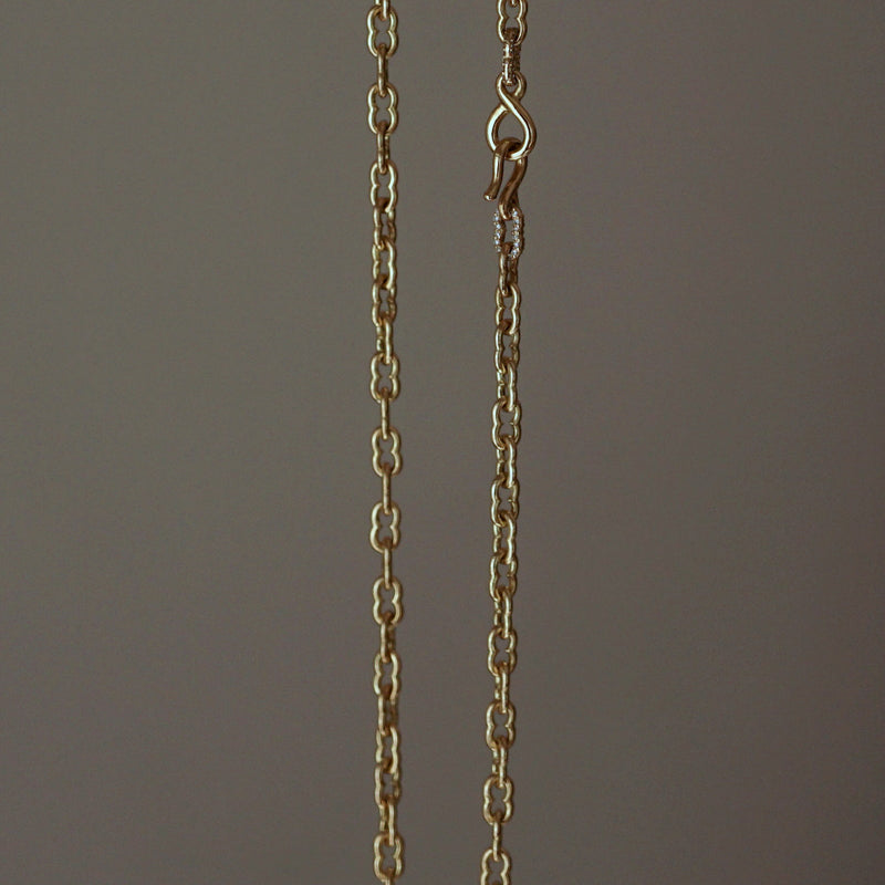GIFTED / K18YG IMPLOSION NECK CHAIN OVΦ1H YG-2PD