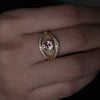 Kagann jewelry (カガンジュエリー) / Evil eye ring カラーチェンジガーネット K18