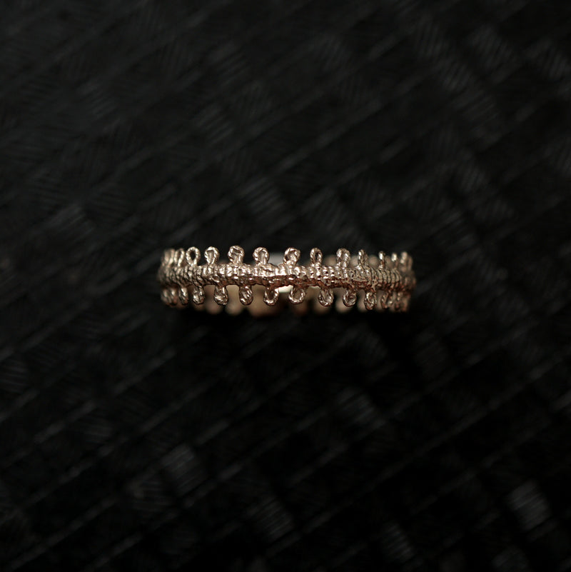 emme / K10 antique lace ring （oro5005）