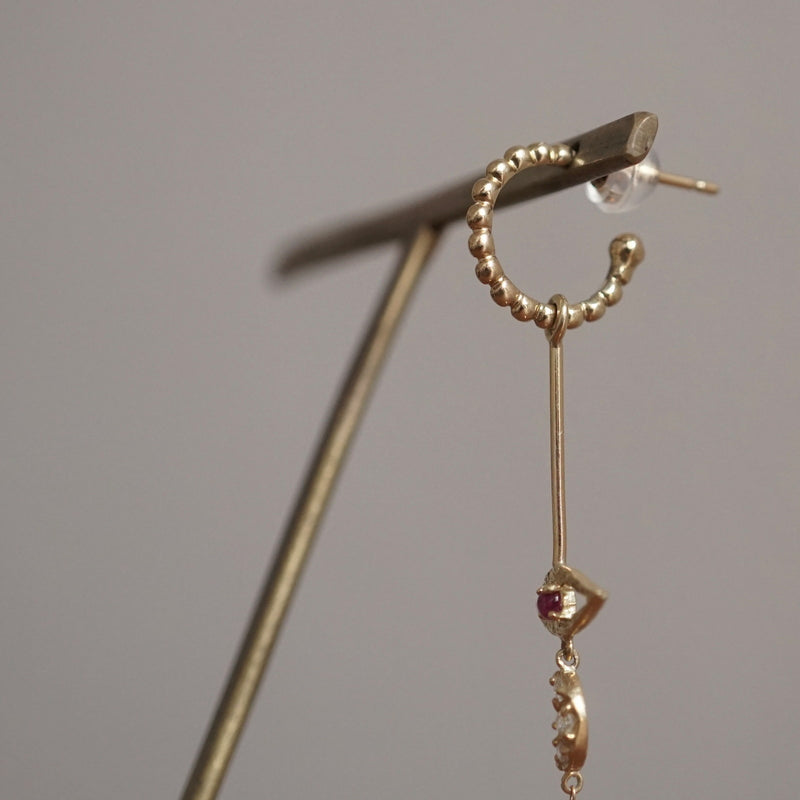 Kagann / Eye Charm Single Pierce K18