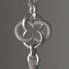 GIFTED / IMPLOSION CROSS NECKLACE TASSEL M PV（IMPLOSION NECK CHAIN ROΦ1H 80cm）