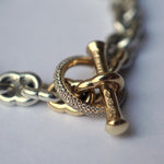 GIFTED / IMPLOSION CHAIN ​​BRACELET ROΦ2T SV_T&LPV/2P-YG