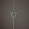 GIFTED / IMPLOSION CROSS NECKLACE TASSEL M PV（OVFC_80cm）