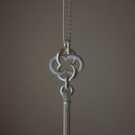 GIFTED / IMPLOSION CROSS NECKLACE TASSEL M PV（OVFC_80cm）
