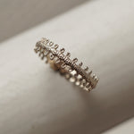 emme / K10 antique lace ring （oro5005）