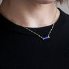 hatsuyume / necklace B K10YG Lapis Lazuli (n-0y-bs-rapi)