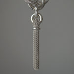 GIFTED / IMPLOSION CROSS NECKLACE TASSEL M PV（IMPLOSION NECK CHAIN ROΦ1H 80cm）
