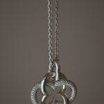 GIFTED / IMPLOSION CROSS NECKLACE TASSEL M PV（OVFC_80cm）